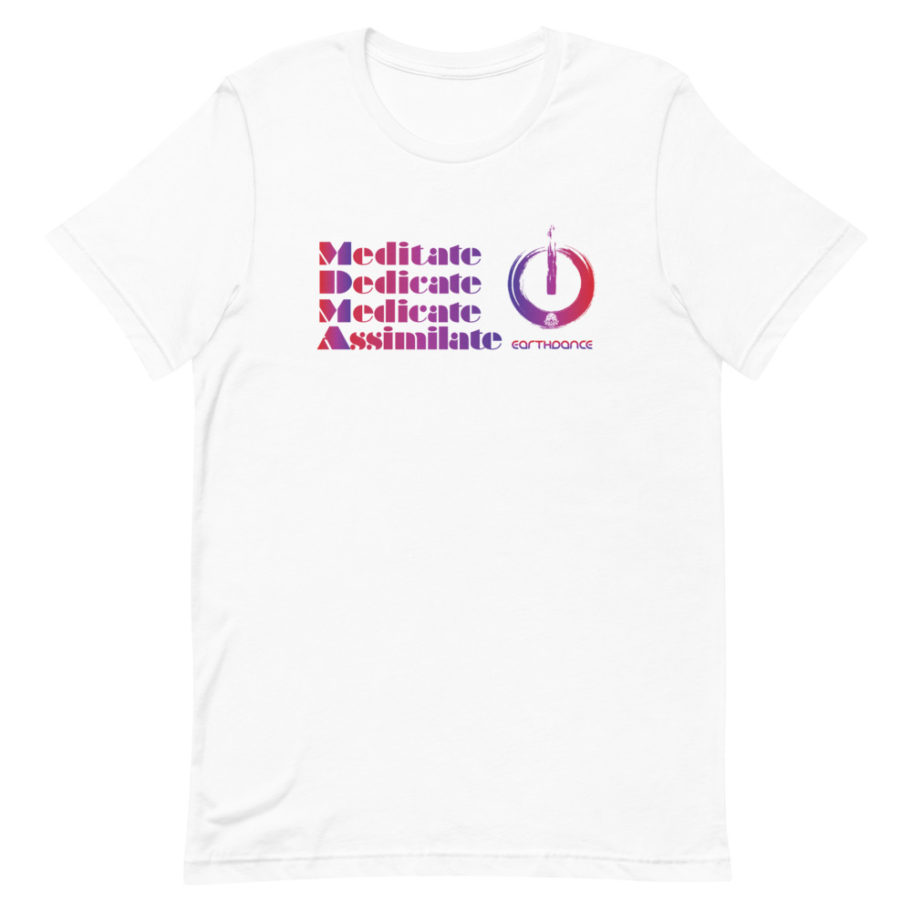 MDMA Purple on White Shirt