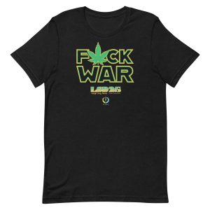 Earthdance Global - F@ck War LSD25 Yelloe & Black T-shirt